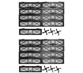 18 Filtros Hepa 6 Cepillos Laterales Para Botvac D3 D4 D5 D6 D7 D70 D75 D80 D85 Connected Botvac 75e 80 85
