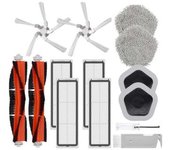 14 Piezas Para Aspiradora Robot Bot W10 Y W10 Pro, Cepillo Lateral Principal, Filtro Hepa, Paño De Fregona Y Soporte Para Fregona