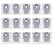 Paquete De 15 Bolsas De Polvo Para Aspiradora Robot Q, Bolsas De Polvo De Repuesto Para Aspiradora P10