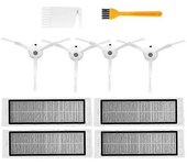 Kits De Accesorios Para Xiaomi Roborock S50 S51 E25 S5 S60 C10 Roborock Robot Piezas De Aspiradora Filtro Cepillo Lateral