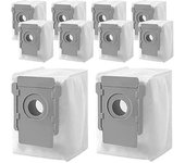 Paquete De 10 Bolsas De Aspiradora Para Irobot Roomba I7 (7150) I7+ I7plus (7550) S9 (9150) S9+ S9 Plus (9550) I6+ (6550) E5 E6 E7 Base De Aspiradora