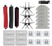 Cepillo Lateral Principal Para Fregona, Cepillo Giratorio Para Limpieza De Filtro Hepa Para Aspiradoras S8 Plus, S8+, S8 Pro Ultra Y G20