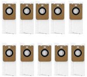 10 Bolsas De Polvo Para Repuestos De Aspiradora Dreame Bot Z10 Pro