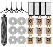 24pcs Replacement Spare Parts For Bot L30 Ultra Robot Vacuum Cleaner Main Side Brush, Filter, Mop Rag, Dust Bag-b