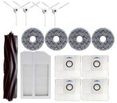 15pcs For Deebot X1 Omni /t10 Turbo Robot Vacuum Cleaner Filter Side Brush Cleaning Cloth Spare Parts Dust Bag