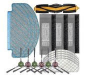 Juego De Paños Y Mopas Con Cepillo De Filtro Para Aspiradora Ecovacs Deebot Ozmo T8, Piezas Para Limpieza De Suelos