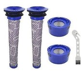 Accesorios Para Aspiradoras Dyson V7 Y V8 Elementos De Filtro Delantero Y Trasero Juego De Filtros De Algodón Accesorio Para Aspiradora