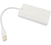 Bematik - Adaptador De Minidisplayport A Vga Audio Hdmi Dvi Blanco Yp07000