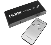 Bematik - Selector Hdmi Con Control Remoto (3 In A 1 Out) Hl02400