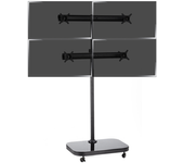 Bematik - Soporte De Tv Vesa 50 75 100 Para 4 Pantallas En Matríz 2x2 Oh04300