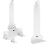 Soporte De Pared Blanco Ps5 Con Soporte Para Pads, 10kg Max,rs181 + Soporte De Pared Blanco Para Consola Playstation 5, 10kg Max, Nanors Rs180