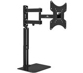 Soporte De Tv Maclean Con Estante Para Dvd, Vesa 200x200 , 23"-43", 25kg, Mc-771a