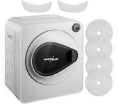 Greenblue Secadora Eléctrica Para Ropa, 3kg Carga, Gb405+ 2pcs. Juego De Filtros Para Secadora Greenblue Gb483