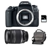 Canon Eos 77d + Ef-s 18-200mm F3.5-5.6 Is + Canon Bag + 16gb Sd Card