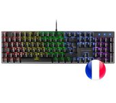 Mars Gaming Mk422 Negro, Teclado Gaming Rgb, Switch Mecánico Azul, Idioma Francés