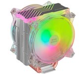 Mars Gaming Mcpu66, Disipador Cpu Triple Argb, Tdp 220w, 2 Ventiladores 12cm