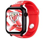 Save Family Plus Smartwatch Ed. Athletic Club Bilbao Con Gps Y Llamada Negro Correa Silicona Roja No Incluye Sim