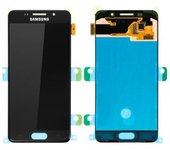 Pantalla Lcd Galaxy A3 2016 + Pantalla De Vidrio Kit Original Samsung – Negro