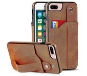 Funda Para Iphone 7 Plus Con Tarjetero De Piel Sintética