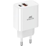 Rivacase Ps4102 W00 Cargador De Dispositivo Móvil Universal Blanco Corriente Alterna Carga Rápida Interior