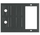 Kramer Placa De Insercion Tbus-1a Con Espacio Para 2 Aliment