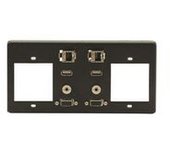 Kramer Placa De Insercion Tbus-4 Con Espacio Para 2 Alimenta