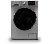 Infiniton Wm-a122i – Lavadora, Dark Inox, 12kg, 1400rpm, Motor Inverter, 16 Programas, Faster Wash, Display Led, Secado Extra, Modo Eco