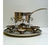 Fondue Pottery Inox Rotativa 23 Piezas