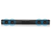 Barra De Sonido Bt Barra De Sonido Estéreo Para Tv Con Cable E Inalámbrica Altavoz De Audio De 2000 Mah Con Soporte De Subwoofer Incorporado Control