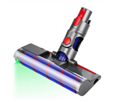 Cepillo Turbo Para Dyson V10, V8, V7, V11, V15, Accionamiento Directo, Liberación Rápida, Limpieza De Alfombras