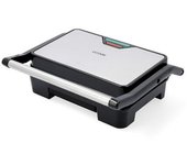 Grill Doble Placa Acero Parrilla Electrica 850w, Versátil Sandwichera & Máquina De Panini Con Revestimien To Antiadherente Placas