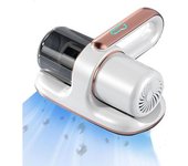 Aspiradora De Ácaros, 13 Kpa Aspiradora Antiácaros De Mano Con Luz Uv, Aspiradora De Mano Con Filtro Hepa, Destruye El 99,99% De Todos Los Ácaros Para