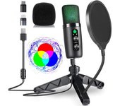 Mini Micrófono De Condensador Usb Para Grabación De Podcast, Juegos, Pc, Streaming, Portátil, Compatible Con Iphone, Youtube, Ps4, Ps5, Tiktok