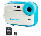 Agfa Photo Pack Realikids Instant Cam + 1 Tarjeta Micro Sd 32gb - Cámara Instantánea Para Niños, Pantalla Lcd De 2,4', Batería De Litio, Espejo Selfie