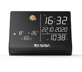 Nasa - Estación Meteorológica - Altavoz Bluetooth Wsp1300 Negro - Viene Con Adaptador De Ca