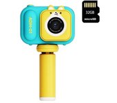 Cámara Compacta Szsmart S11 Modelo Fox Apto Para Niños Hd 2.4" + 32g - Azul