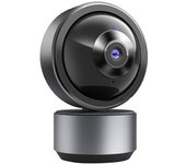 Cámara De Vigilancia Szsmart Ty01 Hd 360°de Visión Nocturna Negro (app: Tu - Resolución: 3mp - Wifi-32g Sd)