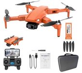 Dron Szsmart L900 Pro Se Con 2 Cámaras 1.2km Alcance 4k 5g 25min Max 7.4v 2200mah - Naranja