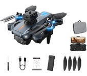 Drone Szsmart M18 Azul Discapacitados Ahuyentaran Doble De Batería 1 Batería