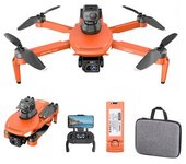 Dron Szsmart L500pm Gps Obstáculo Desviación Función 5g Wifi 2 Cámaras (4k - Autonomía: Hasta 25 Minutos - Naranja)