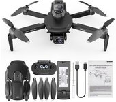 Dron Szsmart L500pm Gps Obstáculo Desviación Función 5g Wifi 2 Cámaras (4k - Autonomía: Hasta 25 Min. - Negro)