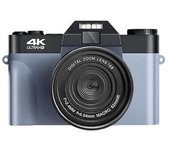 Cámara Digital Szsmart Dc08 4k F2.4 16x Multiplicación Pantalla De 3 Pulgadas Regalo De Cumpleaños Gris