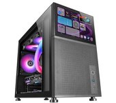 Mars Gaming Mc-lcd, Caja Pc Custom Micro-atx, Pantalla Lcd Ips 8", Negro