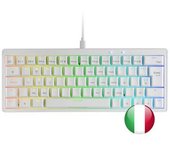 Mars Gaming, Mkminipro Teclado Mecánico 60% Rgb, Hot-swap, Switch Silencioso, Italiano, Blanco