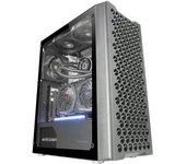 Mars Gaming Mc-ipro, Caja Pc Atx, Rejilla Frontal De Malla 3d, Cristal Templado, Negro
