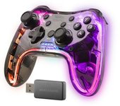 Mars Gaming Mgp-24, Mando Inalámbrico Neón Rgb, Pc/ps3/ps4/ps5/x360/mac/android
