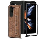 Funda De Piel Para Samsung Z Fold 5, Con Ranura Para Bolígrafo, Camel - Goeik By Pc Go