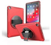Funda Híbrida De Pc Y Tpu Con Soporte Giratorio De 360 Grados Para Tableta Samsung Galaxy Tab A 10.1 (2019) Sm-t510/t515 Con Correa De Mano, Color