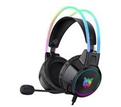 Auriculares Para Juegos Con Micrófono, Iluminación Rgb, Auriculares Supraaurales Con Cable, Envolvente Para Pc, Portátil, Ps4, Ps5, Xbox Switch, Negro