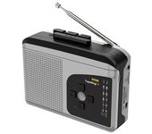 Ezcap234 Reproductor De Cinta De Casete Radio Am Fm Portátil Convertidor De Cinta De Casete A Mp3 Grabadora De Sonido Altavoz Incorporado Con Conector